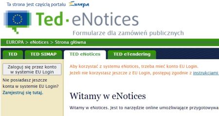 Od 25 października br. ogłoszenia unijne będzie można wysłać tylko przez eNotice2 – przygotuj się na zmiany